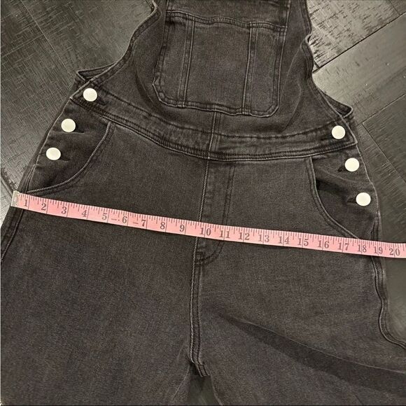 BDG Urban Outfitters Washed Black Denim Stretch Jean Overalls Small‌‌‌‌‌‌‌‌‌‌ - Picture 15 of 15